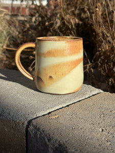 Glazed Agateware Mug A - Yellow Salt - 13 oz