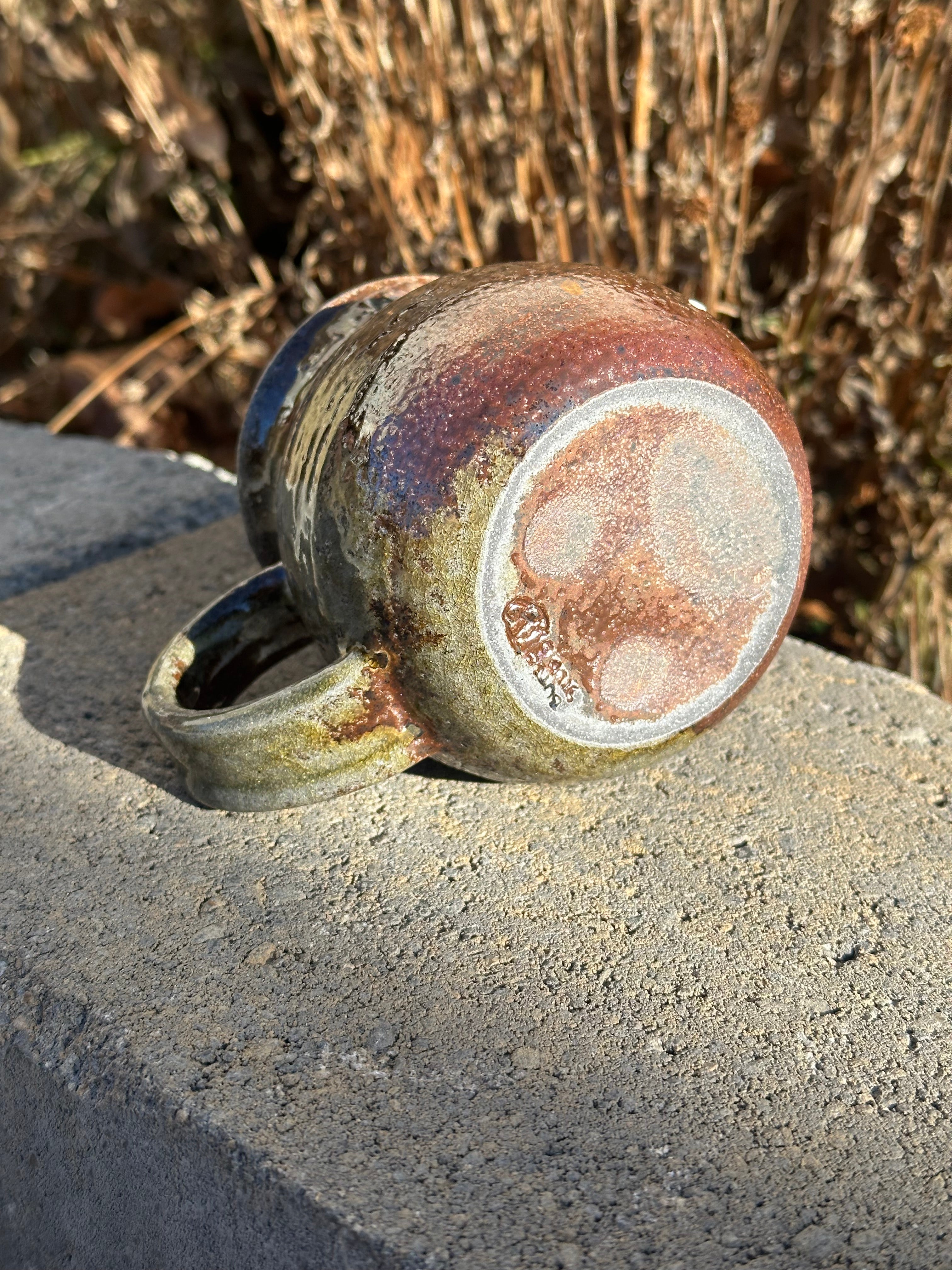 Soda fired mug - 11 oz