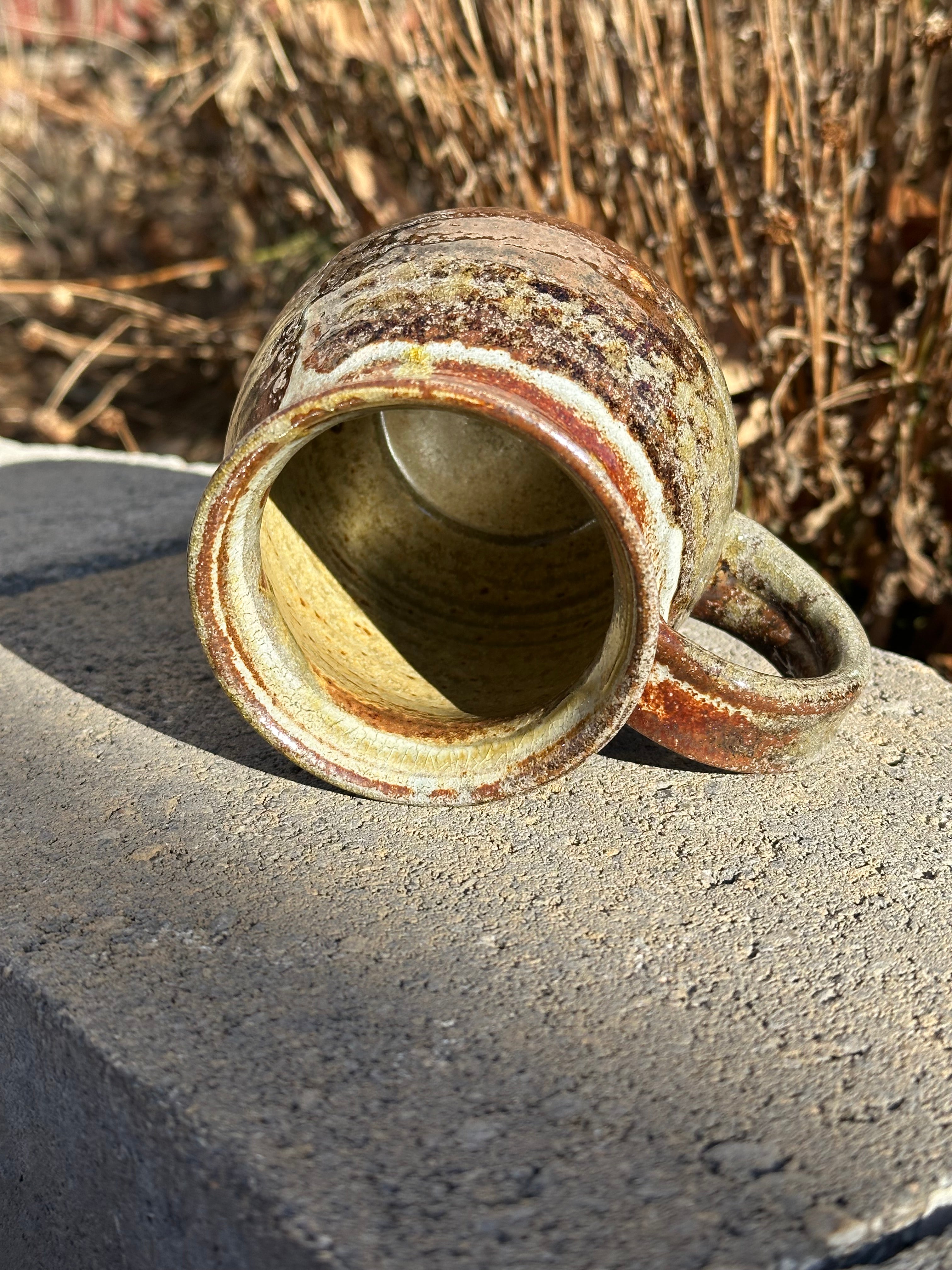 Soda fired mug - 11 oz