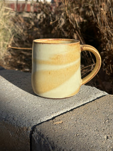 Glazed Agateware Mug A - Yellow Salt - 13 oz